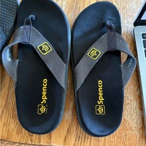 Nike and Spendco Kids Sandals Black - Two pairs size 4.5